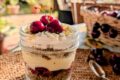 Crumble di grano saraceno, ciliegie e crema al limone in vaso 🍒🍋